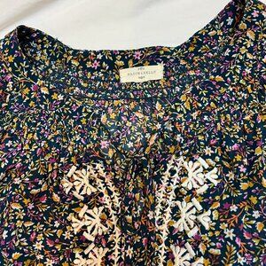 Bobby Embroidered Tie Detail Top from stitch fix